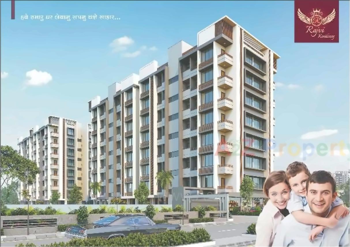 3D Elevation of real estate project Rajvi Residency located at Nikol, Ahmedabad, Gujarat