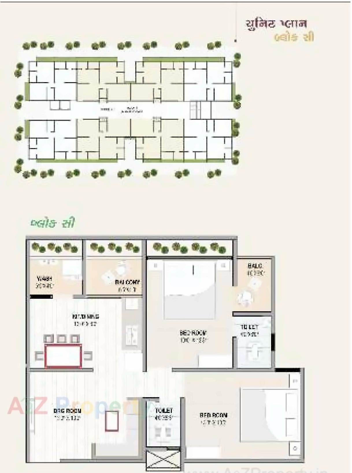 Layout of real estate project Rajvi Residency located at Nikol, Ahmedabad, Gujarat