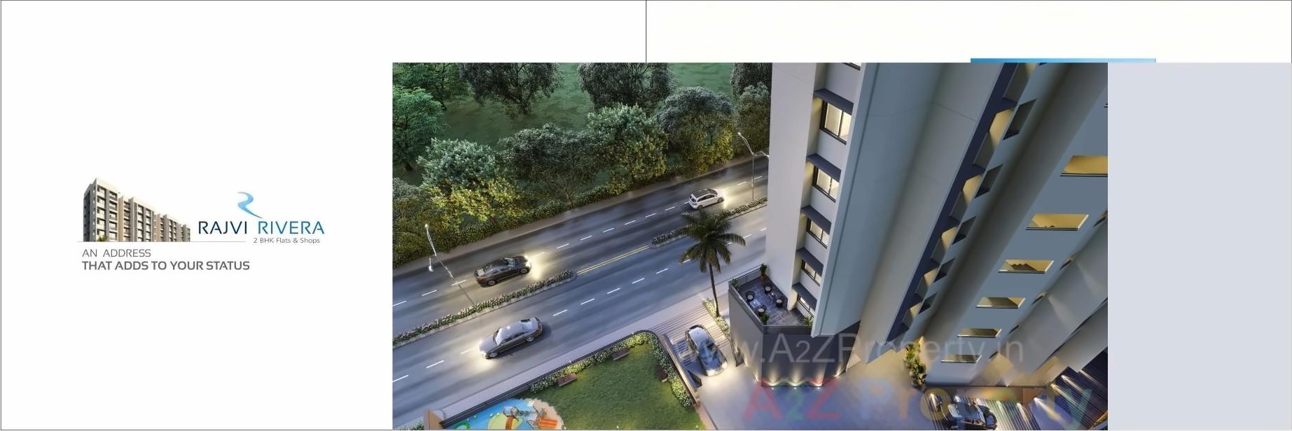 3D Elevation of real estate project Rajvi Rivera located at Ahmedabad, Ahmedabad, Gujarat