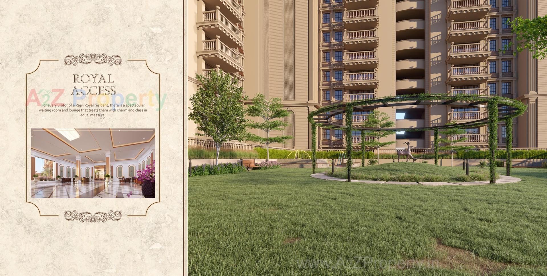 3D Elevation of real estate project Rajvi Royal located at Nikol, Ahmedabad, Gujarat