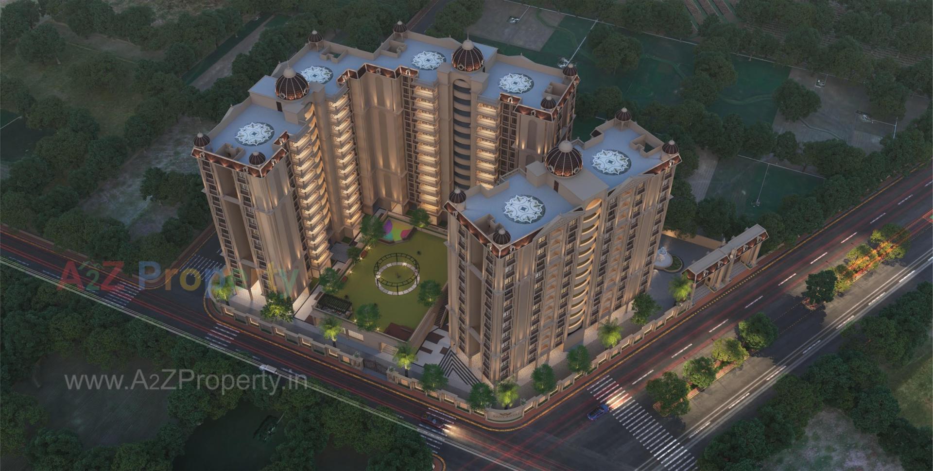 3D Elevation of real estate project Rajvi Royal located at Nikol, Ahmedabad, Gujarat
