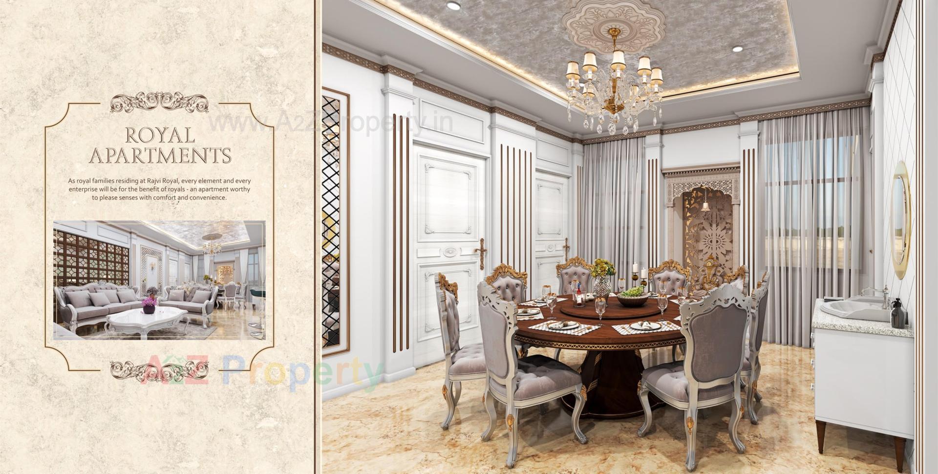 3D Elevation of real estate project Rajvi Royal located at Nikol, Ahmedabad, Gujarat