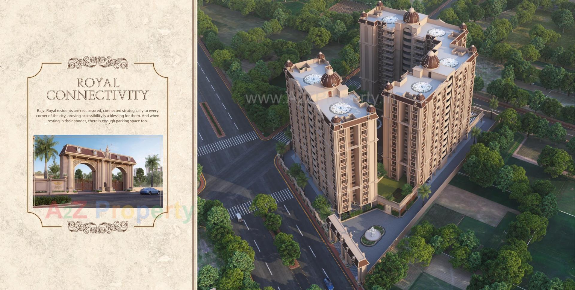 3D Elevation of real estate project Rajvi Royal located at Nikol, Ahmedabad, Gujarat