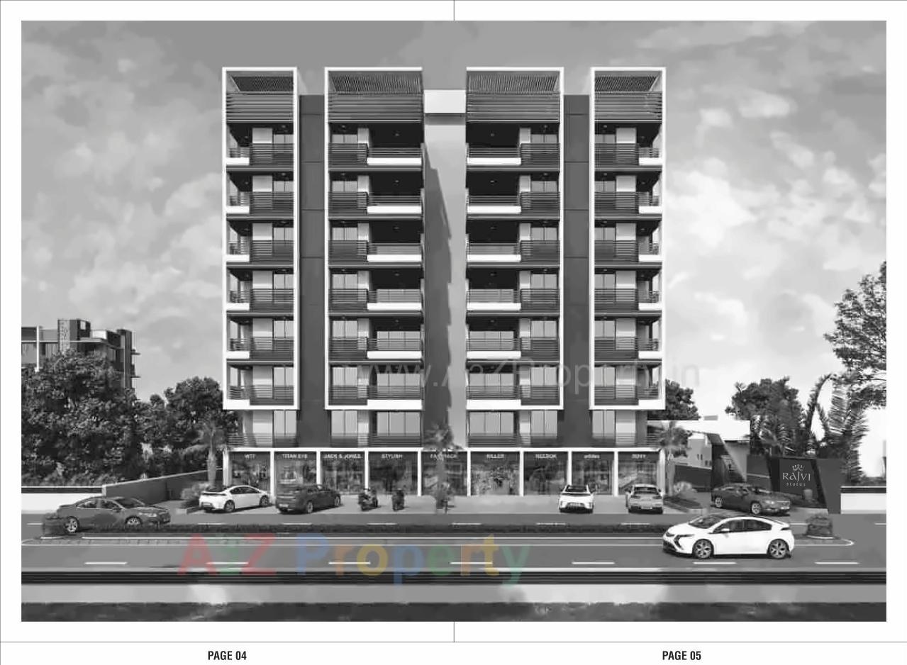 3D Elevation of real estate project Rajvi Status located at Nikol, Ahmedabad, Gujarat