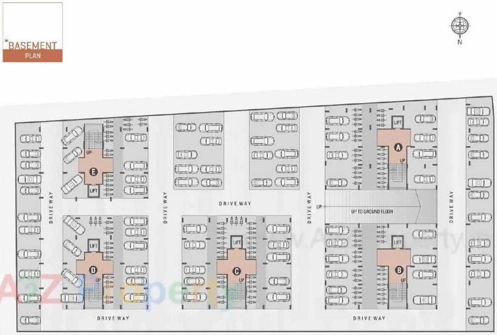Layout of real estate project Rajyash Rains located at Shahwadi, Ahmedabad, Gujarat