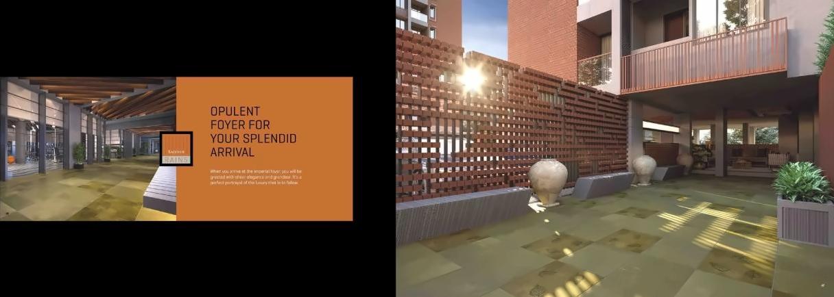 3D Elevation of real estate project Rajyash Rains located at Shahwadi, Ahmedabad, Gujarat