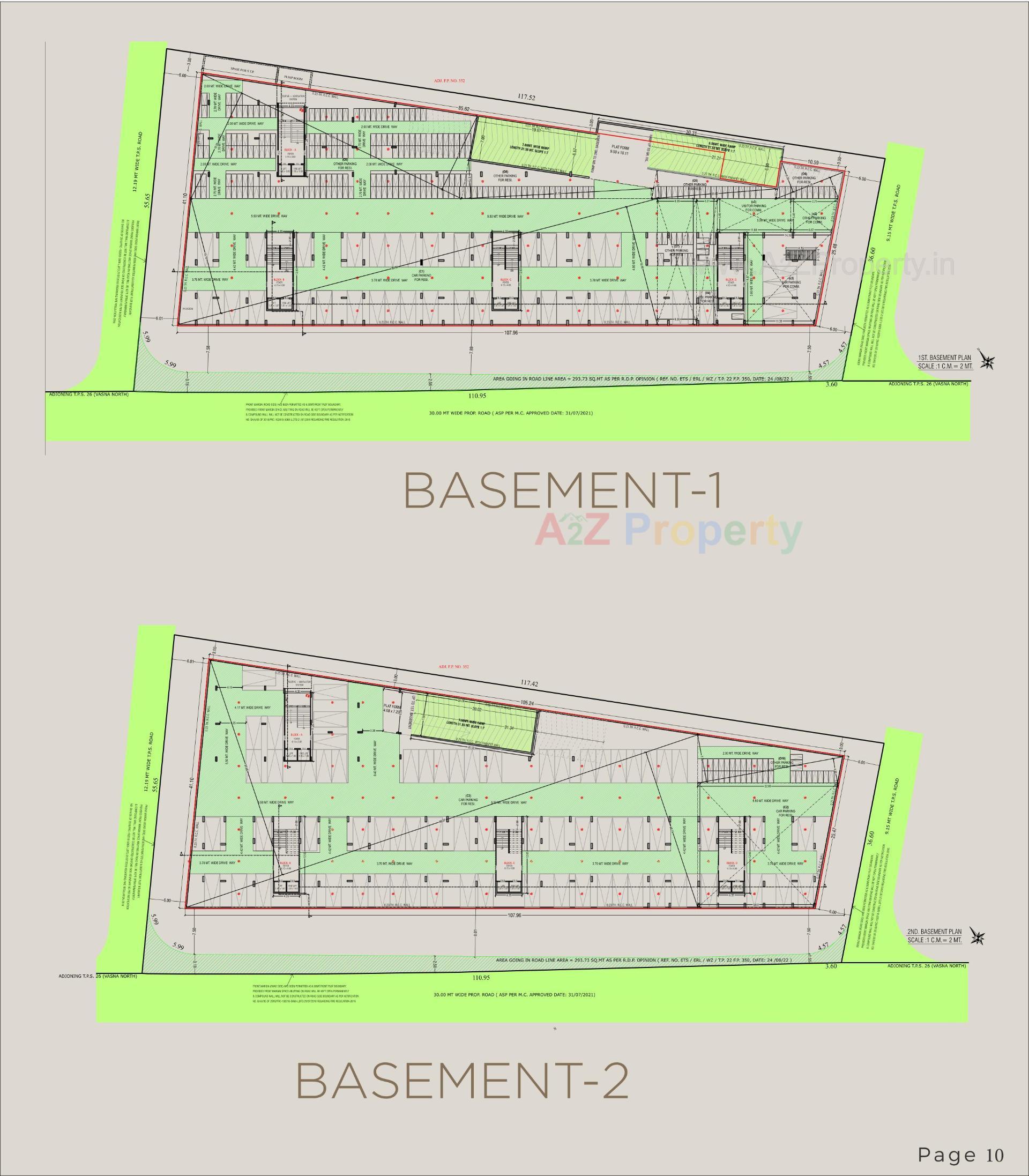 Layout of real estate project Rajyash Reanand located at Vasna, Ahmedabad, Gujarat