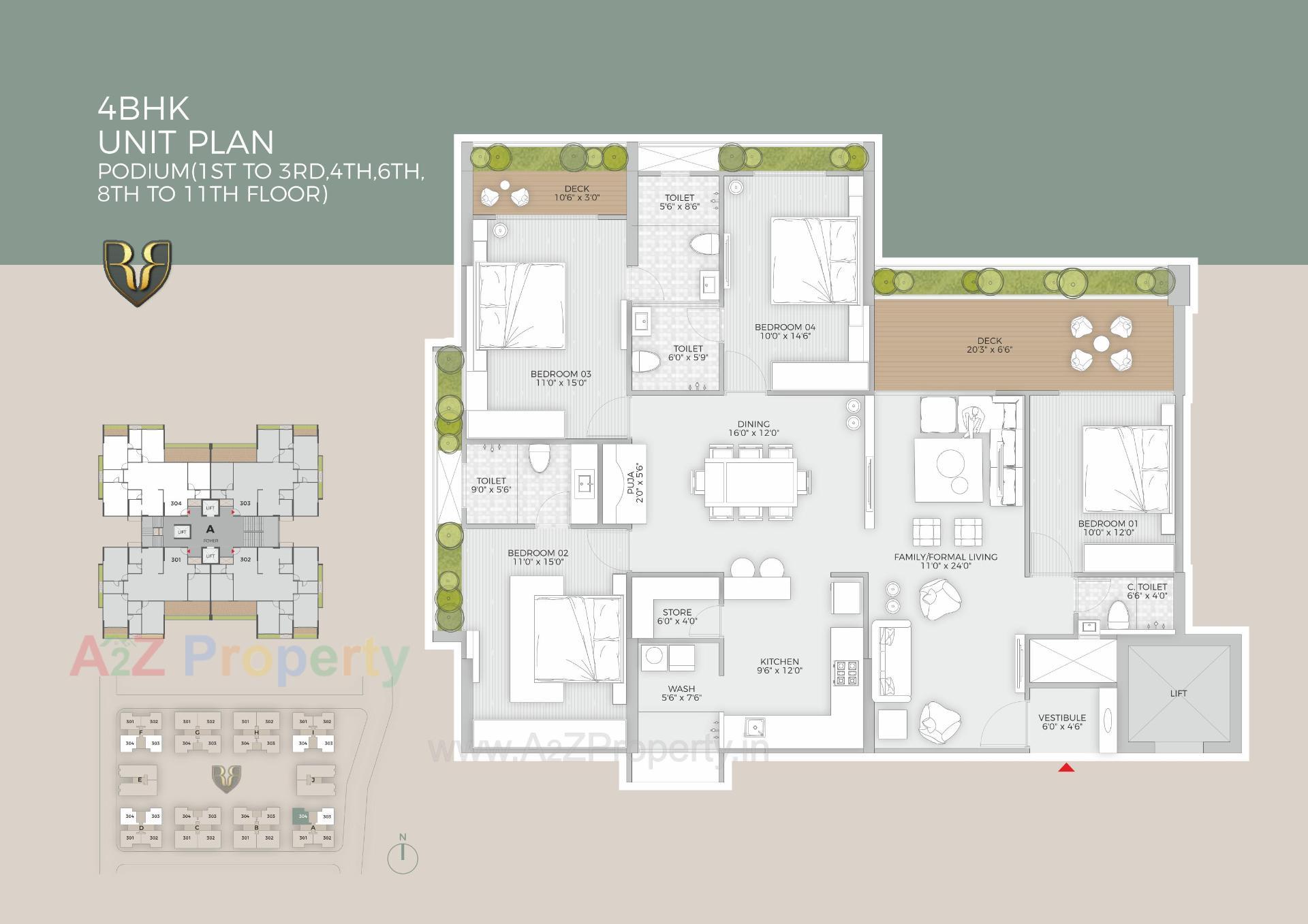 Layout of real estate project Rajyash Regius located at Bopal, Ahmedabad, Gujarat