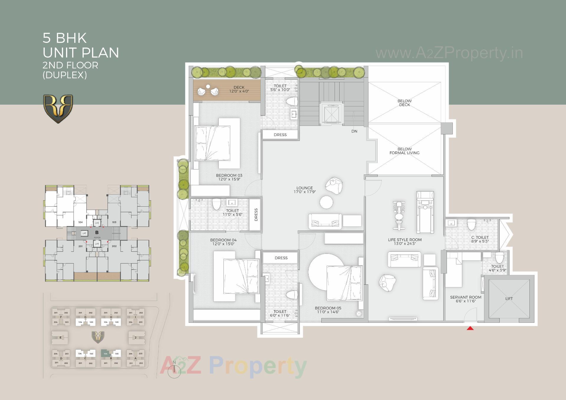 Layout of real estate project Rajyash Regius located at Bopal, Ahmedabad, Gujarat