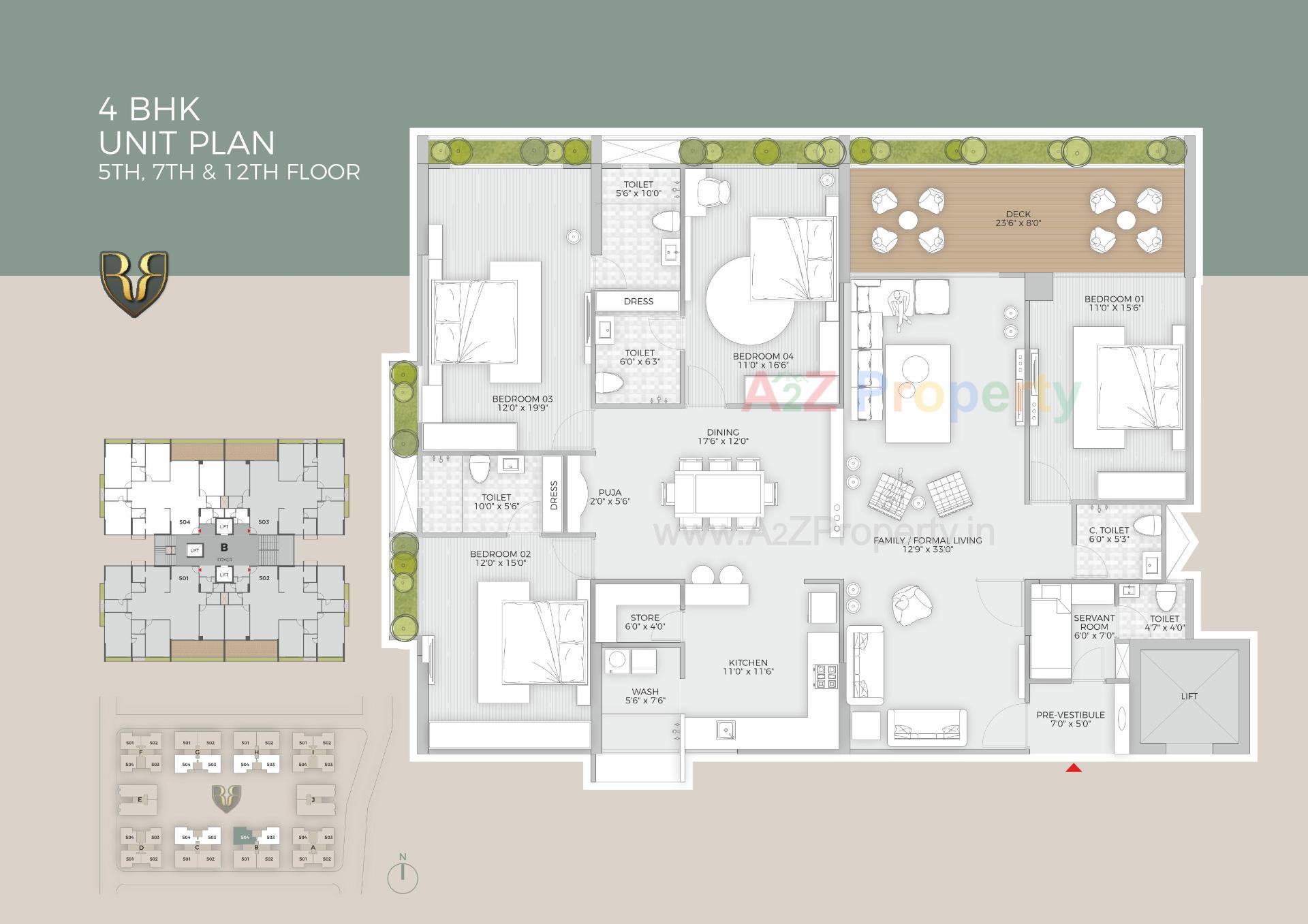 Layout of real estate project Rajyash Regius located at Bopal, Ahmedabad, Gujarat