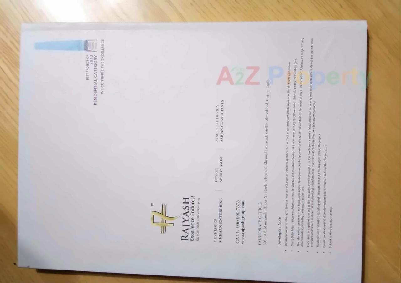  of real estate project Rajyash Revirium located at City, Ahmedabad, Gujarat