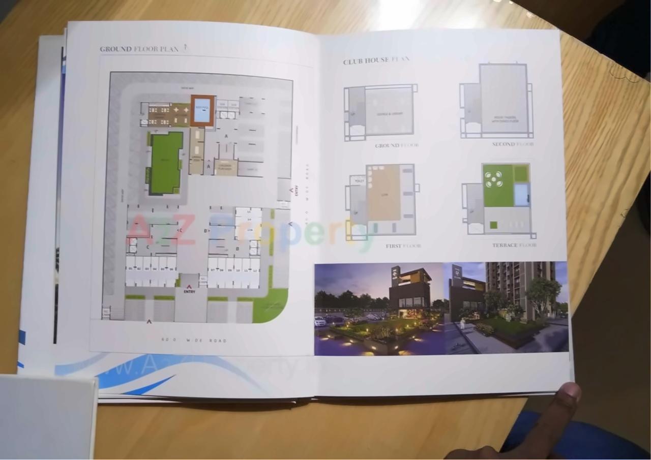 Layout of real estate project Rajyash Revirium located at City, Ahmedabad, Gujarat
