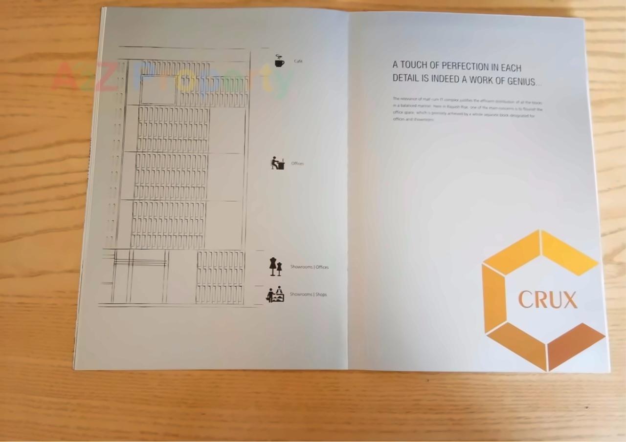 Layout of real estate project Rajyash Rise located at City, Ahmedabad, Gujarat