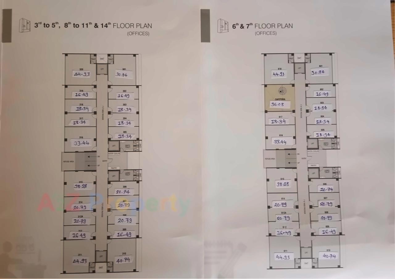 Layout of real estate project Rajyash Rise located at City, Ahmedabad, Gujarat