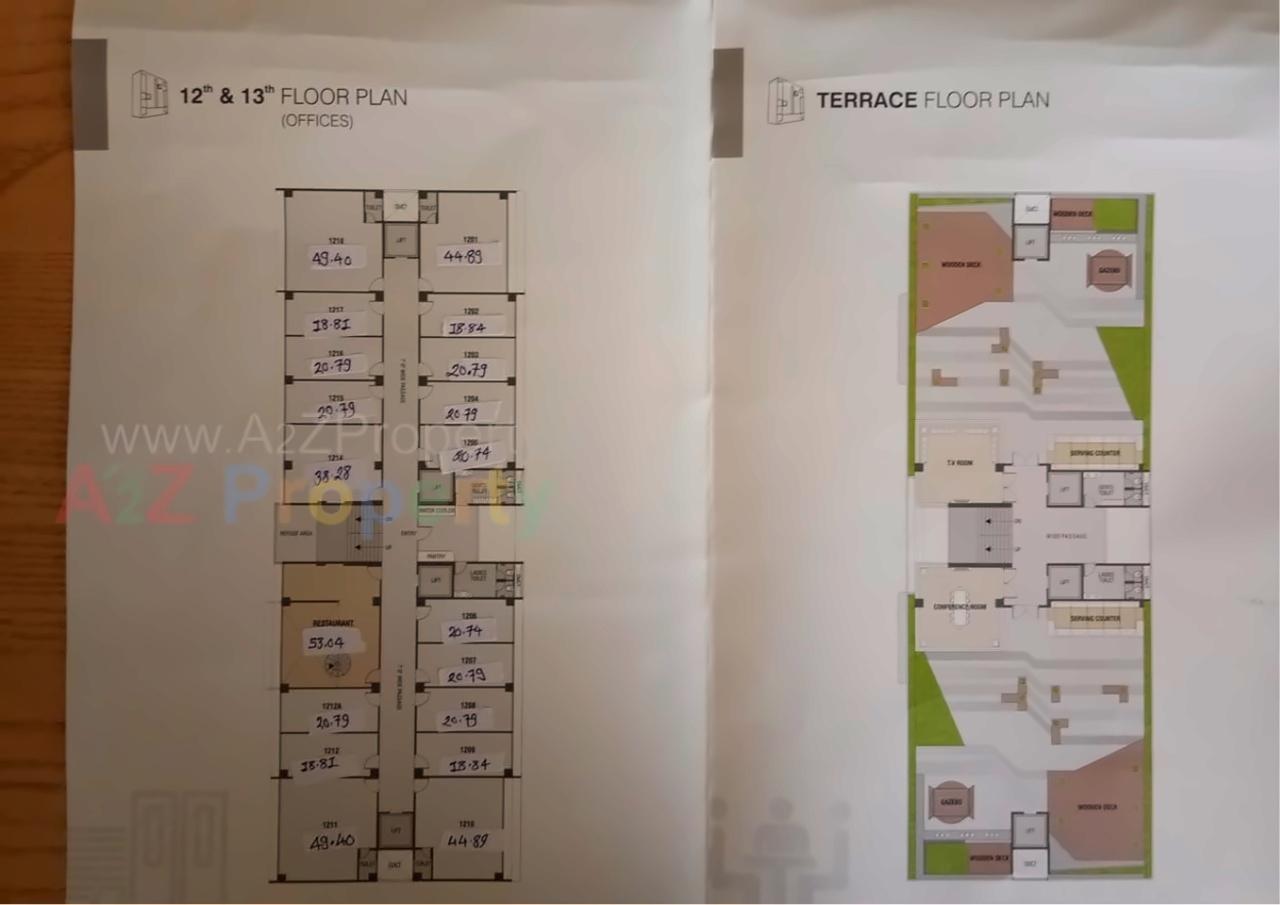Layout of real estate project Rajyash Rise located at City, Ahmedabad, Gujarat