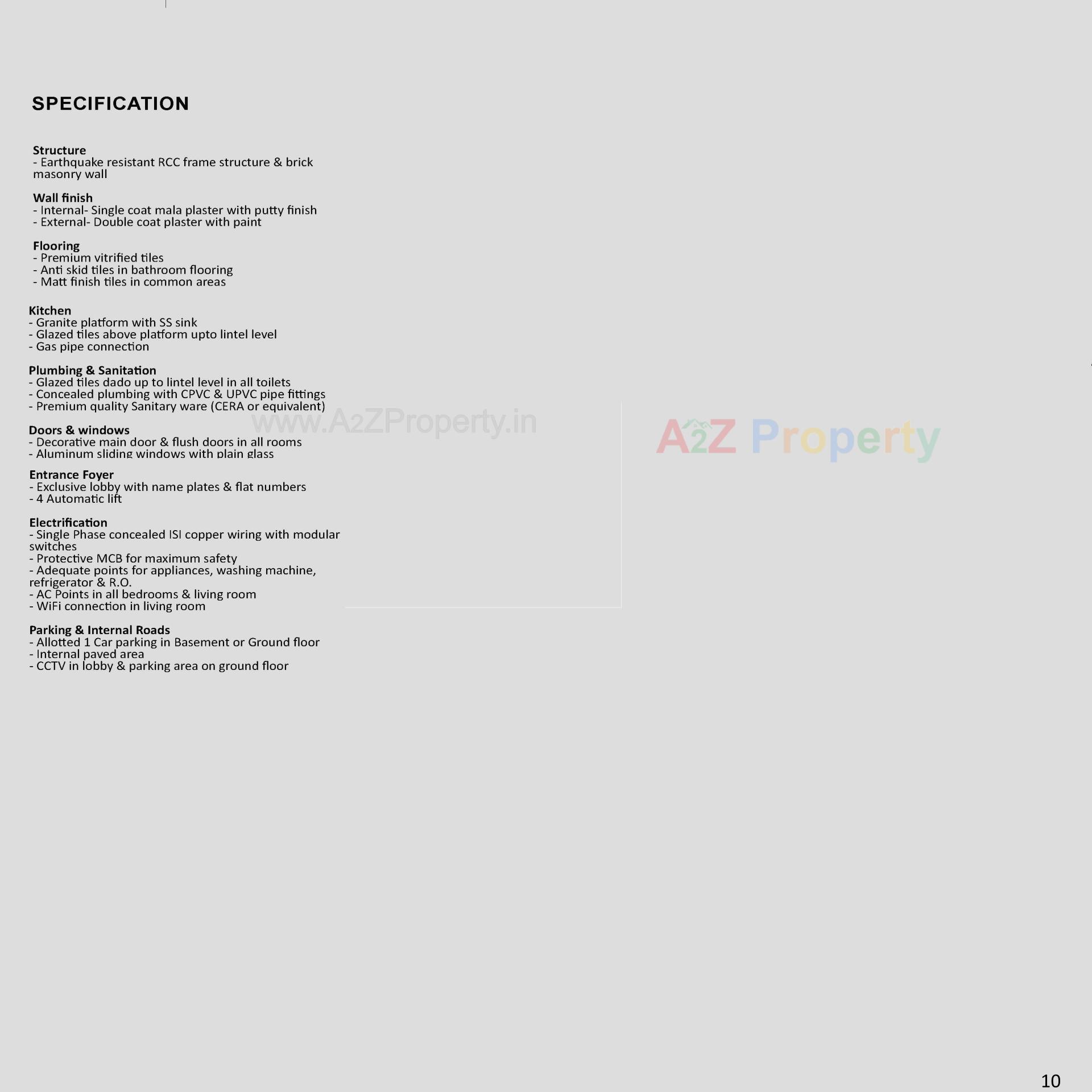  of real estate project Ralsi Rivera located at Ghuma, Ahmedabad, Gujarat