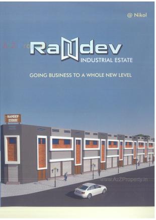 Elevation of real estate project Ramdev Industrial Estate located at Nikol, Ahmedabad, Gujarat