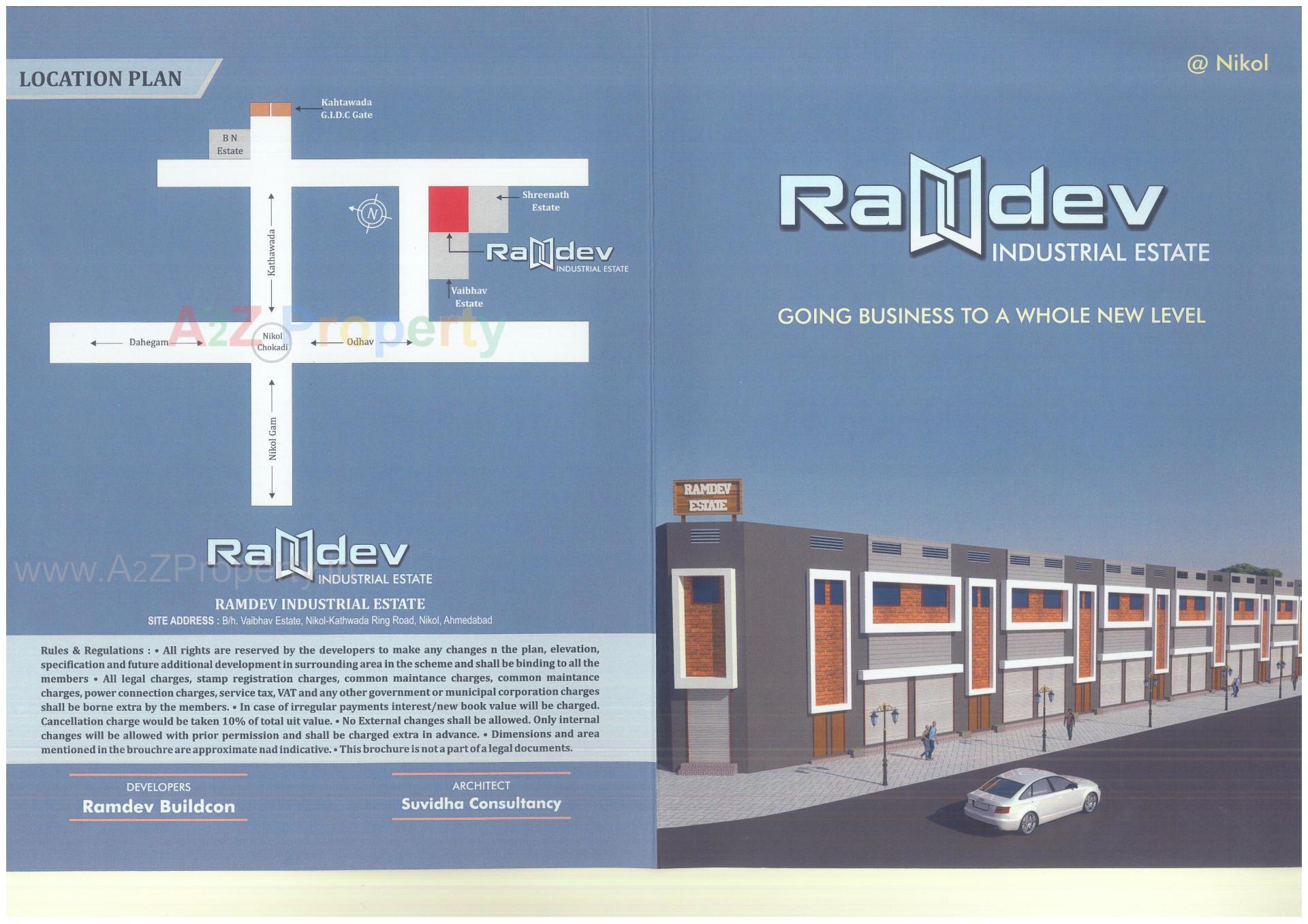  of real estate project Ramdev Industrial Estate located at Nikol, Ahmedabad, Gujarat