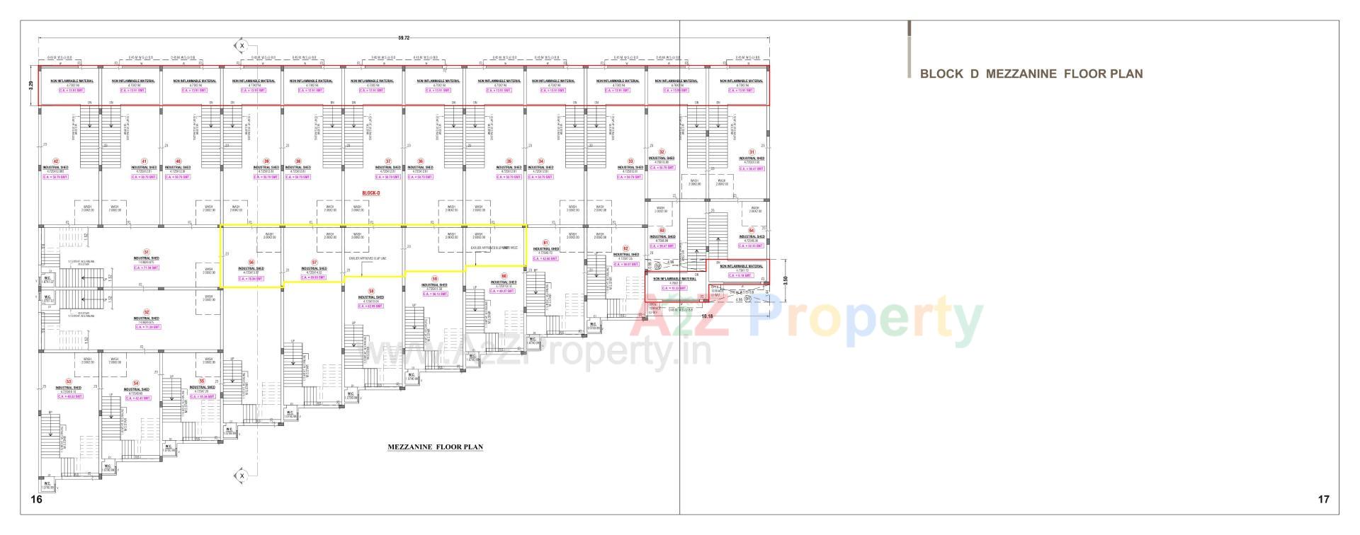Layout of real estate project Ramdev Industrial Hub   Ramdev Icon located at Nikol, Ahmedabad, Gujarat