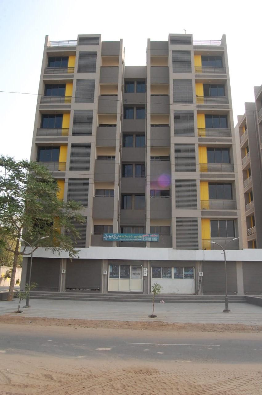 198618_const of real estate project Ramvilla Appts   Raw House Duplex located at Singrva, Ahmedabad, Gujarat