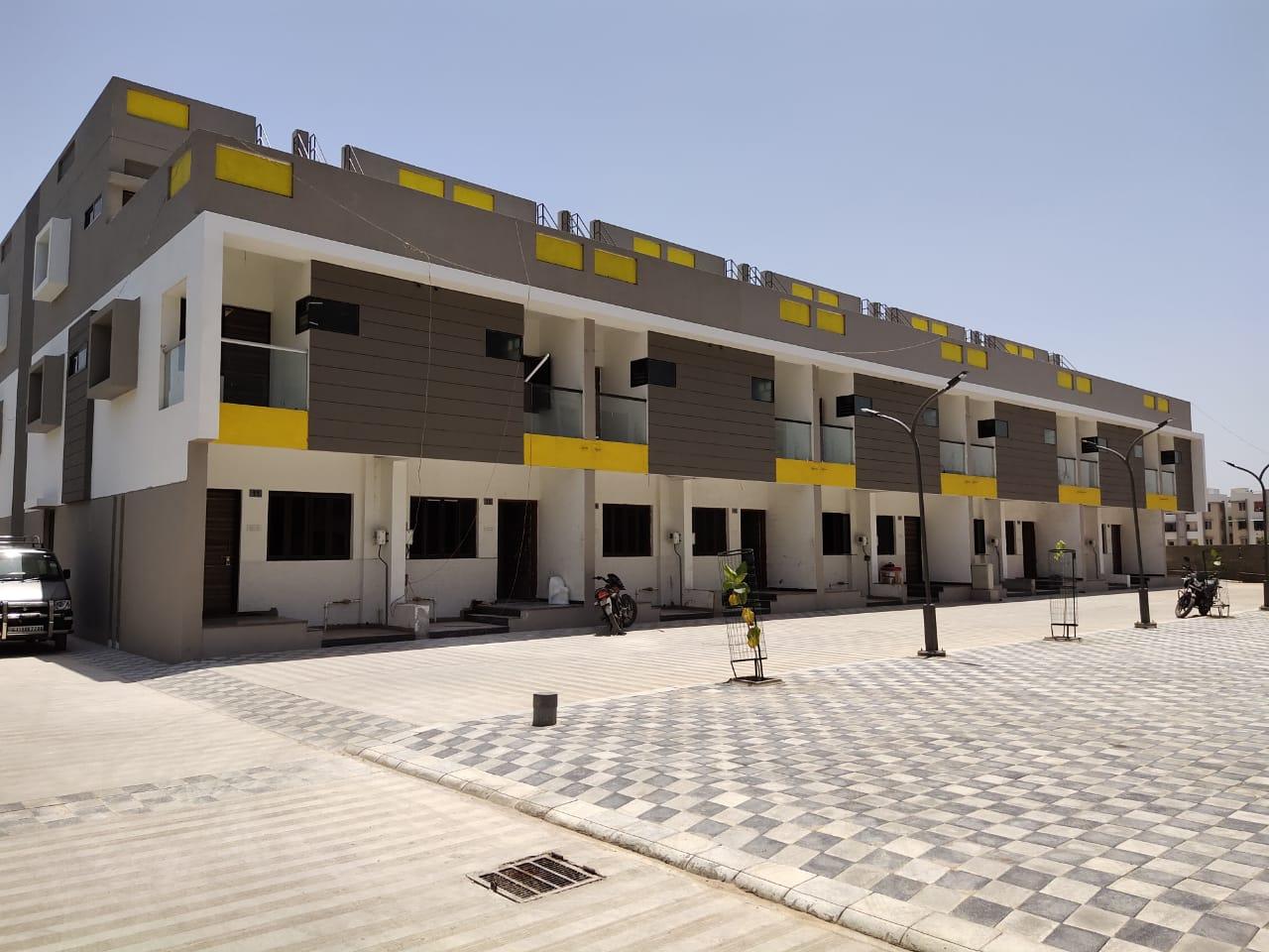 198638_const of real estate project Ramvilla Appts   Raw House Duplex located at Singrva, Ahmedabad, Gujarat