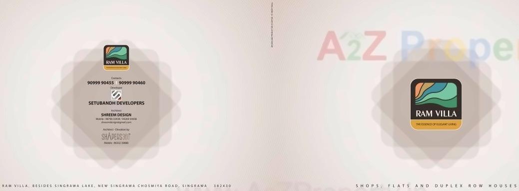  of real estate project Ramvilla Appts   Raw House Duplex located at Singrva, Ahmedabad, Gujarat