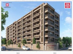 Elevation of real estate project Rangbindu Flats located at Dariyapur-kazipur, Ahmedabad, Gujarat