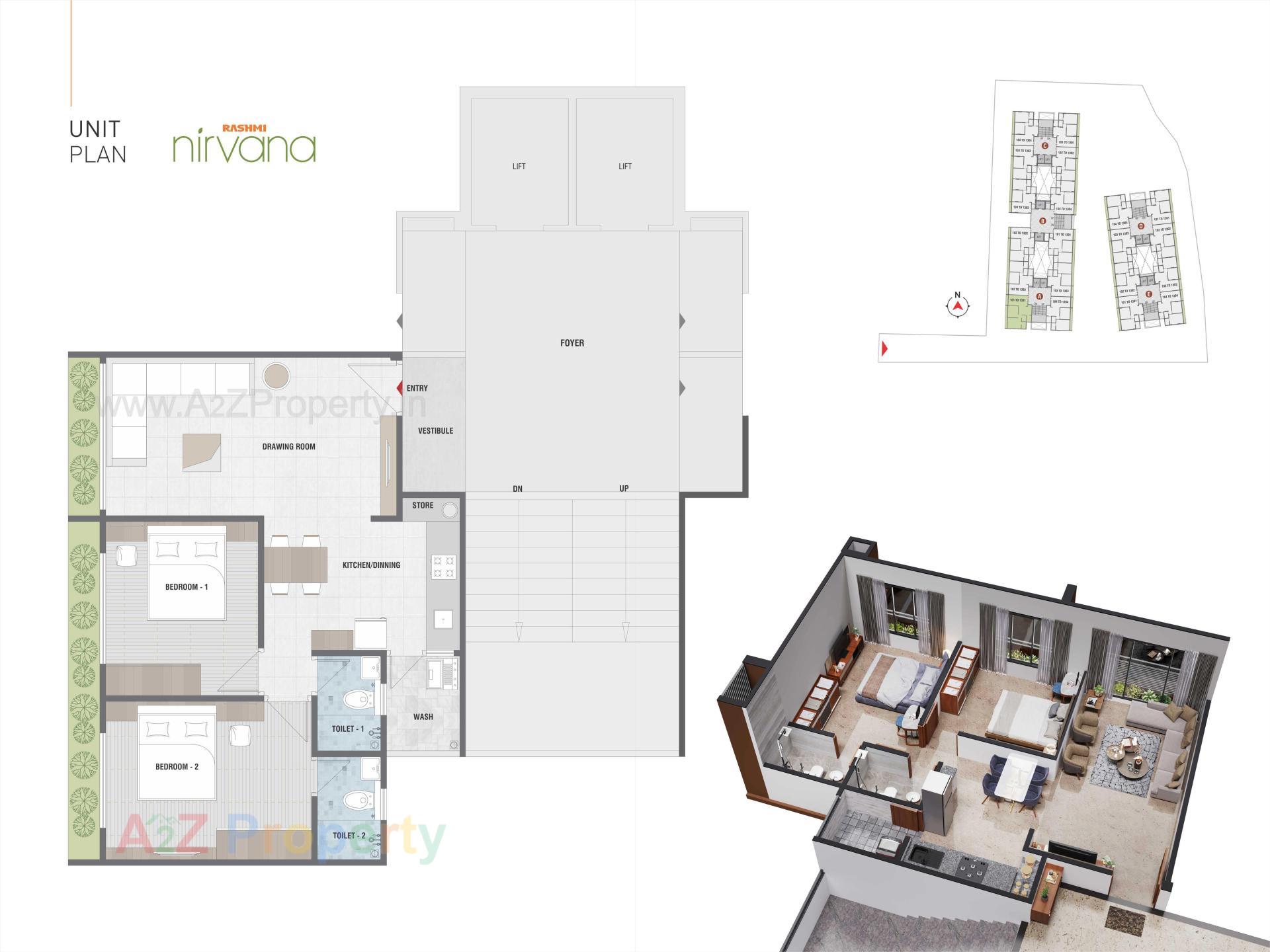Layout of real estate project Rashmi Nirvana   Rashmi South Park located at Vatva, Ahmedabad, Gujarat