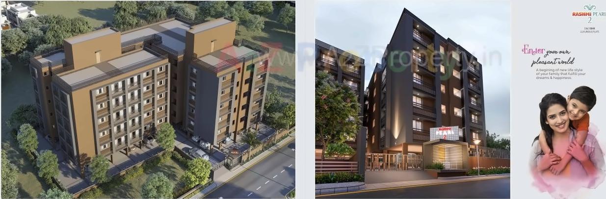 3D Elevation of real estate project Rashmi Pearl located at Vatva, Ahmedabad, Gujarat