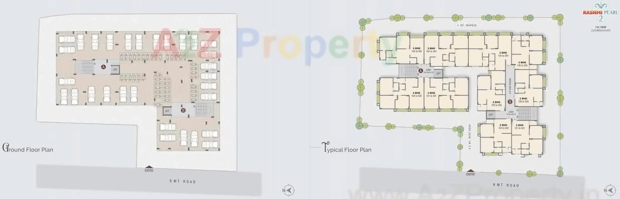 Layout of real estate project Rashmi Pearl located at Vatva, Ahmedabad, Gujarat