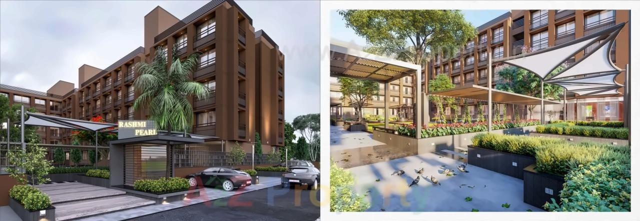 3D Elevation of real estate project Rashmi Pearl located at Vatva, Ahmedabad, Gujarat