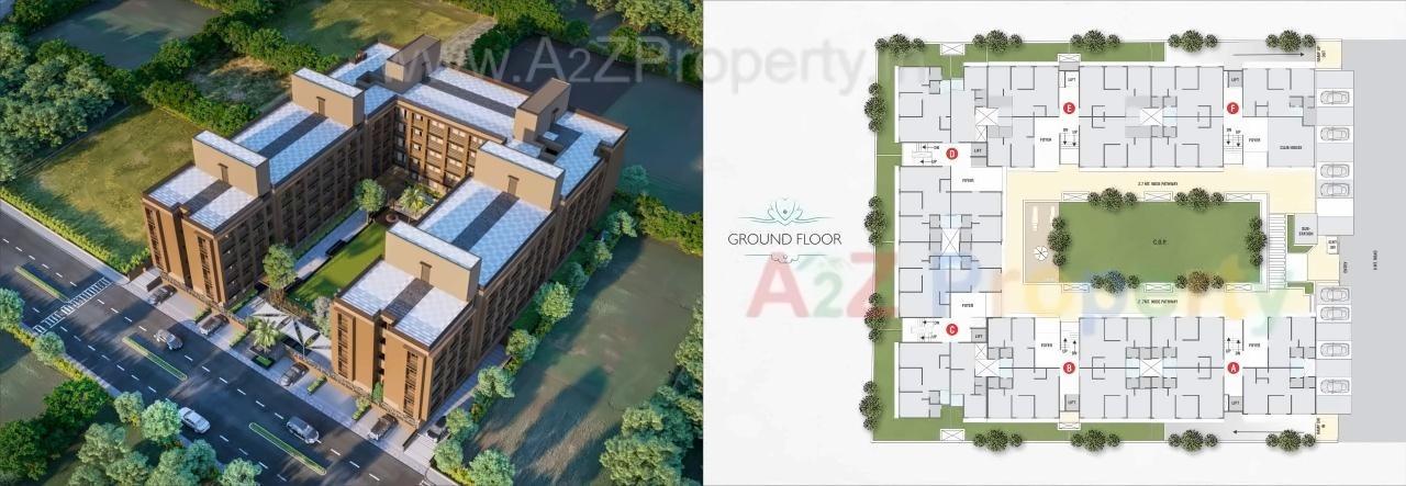 Layout of real estate project Rashmi Pearl located at Vatva, Ahmedabad, Gujarat