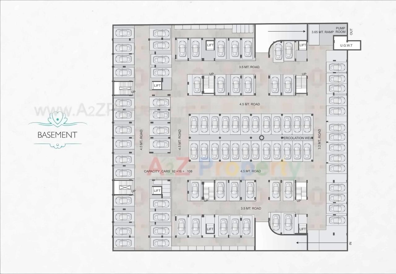 Layout of real estate project Rashmi Pearl located at Vatva, Ahmedabad, Gujarat