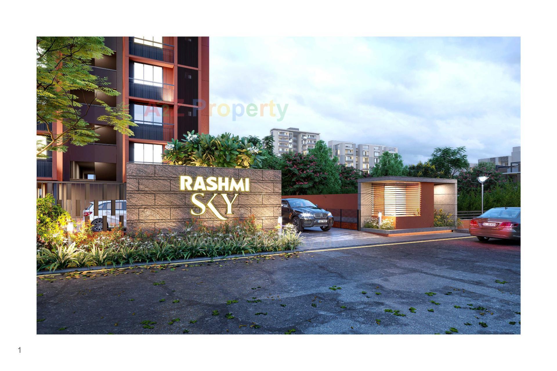 3D Elevation of real estate project Rashmi Sky located at Vatva, Ahmedabad, Gujarat