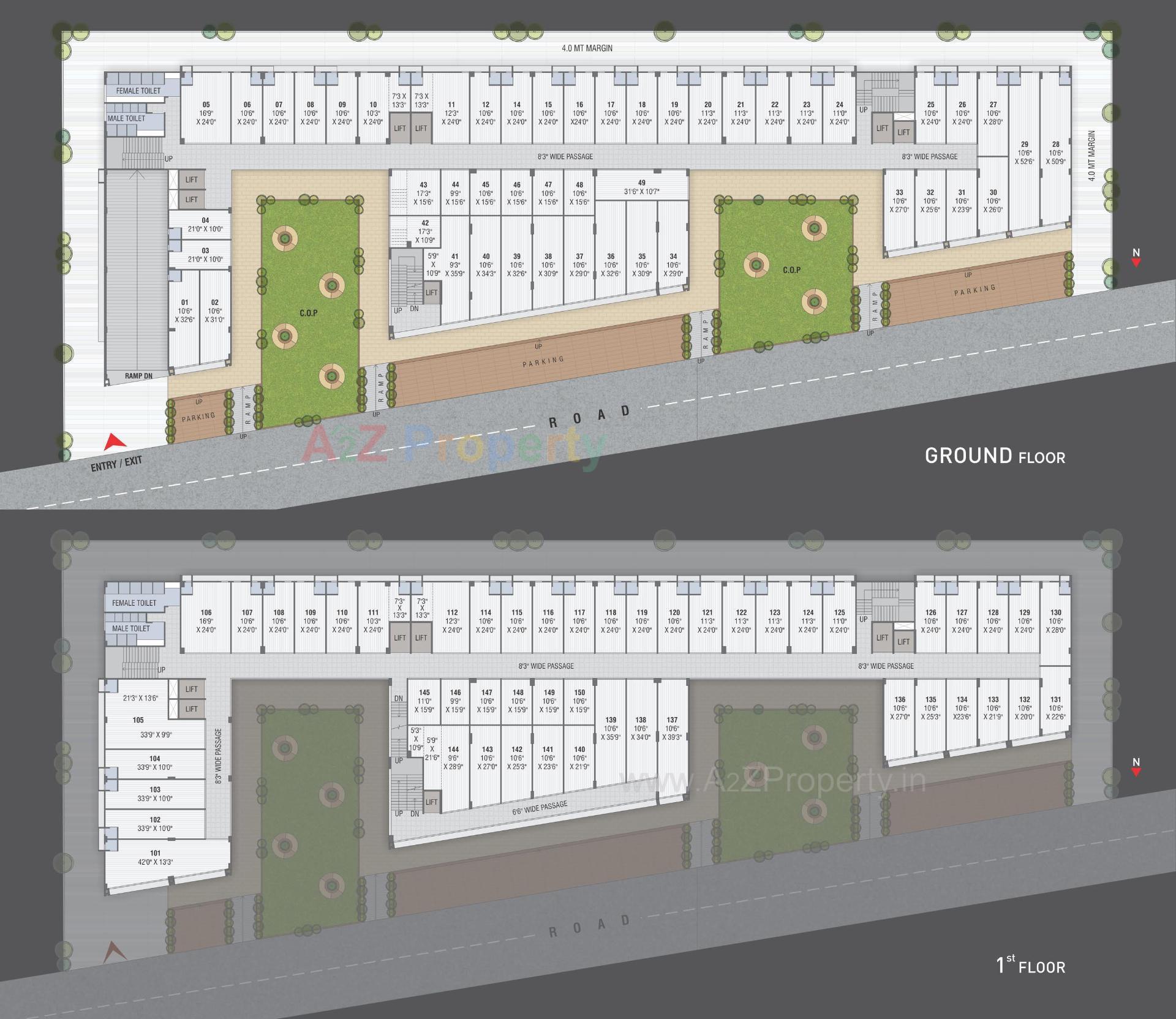 Layout of real estate project Rashmi Vatva Mall (r Mall) located at Ta, Ahmedabad, Gujarat