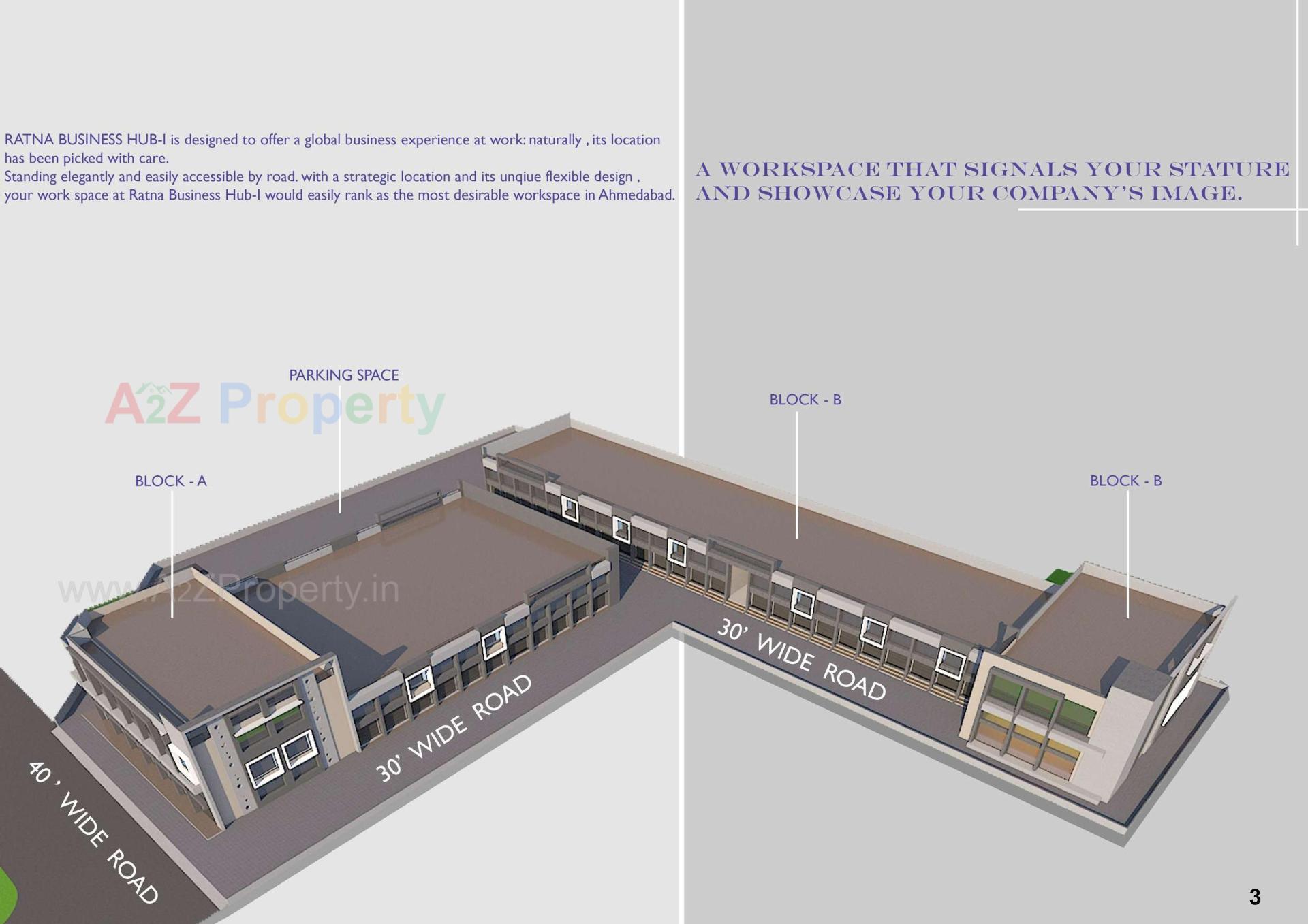  of real estate project Ratna Business Hub located at Navapura, Ahmedabad, Gujarat