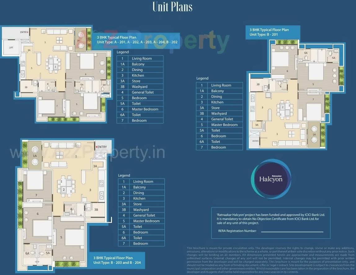 Layout of real estate project Ratnaakar Halcyon located at City, Ahmedabad, Gujarat