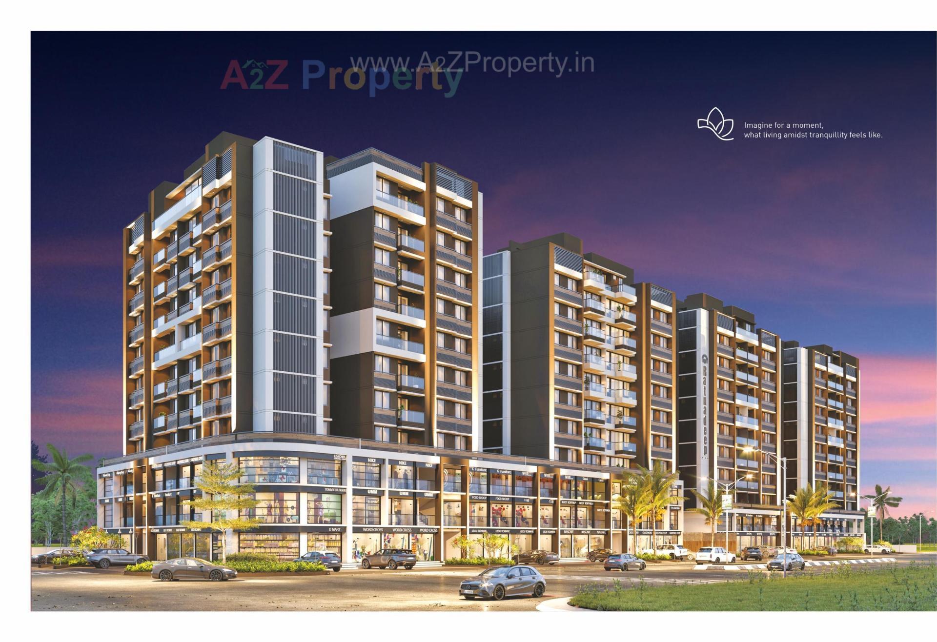 3D Elevation of real estate project Ratnadeep Flora located at Ranip, Ahmedabad, Gujarat