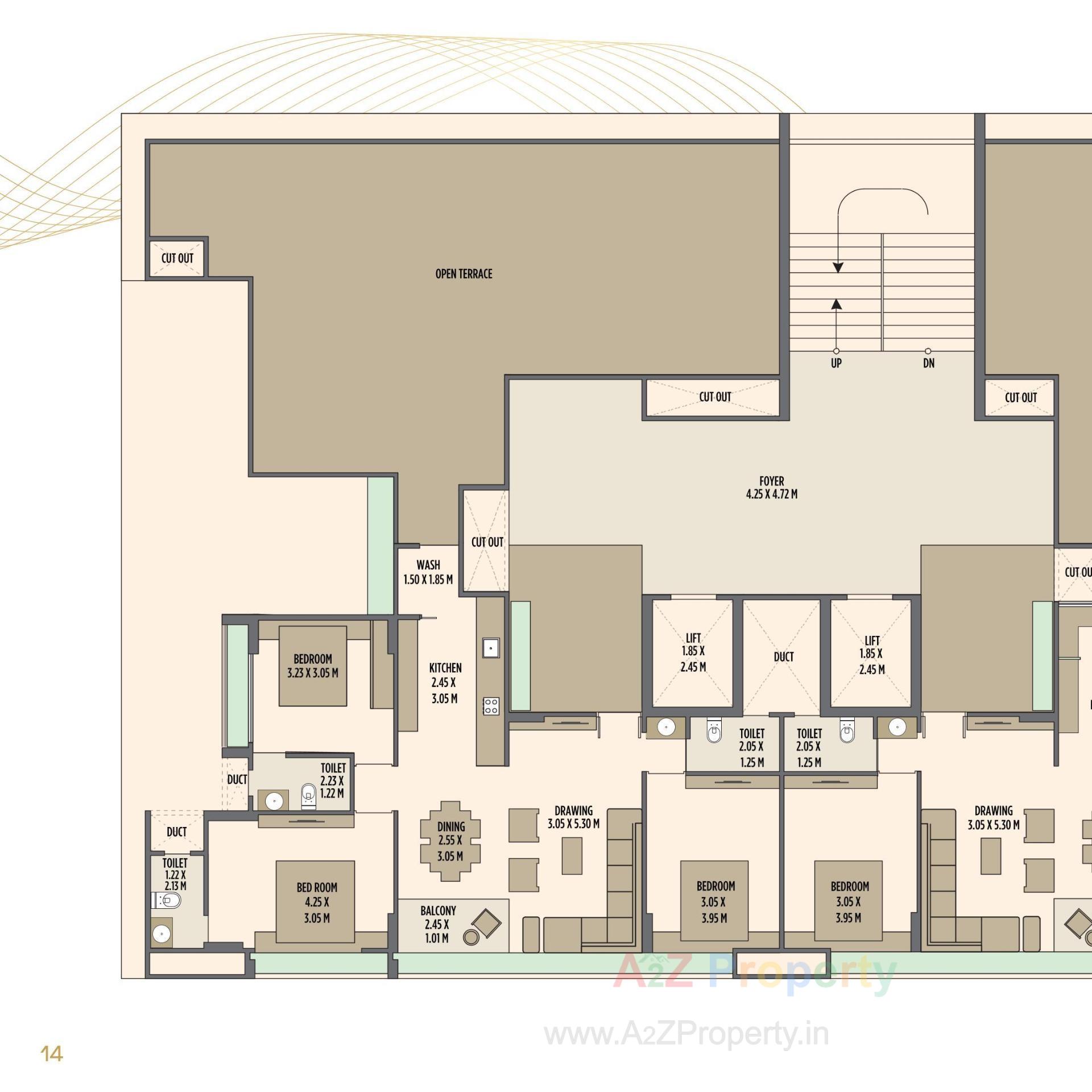 Layout of real estate project Ratnam Aurum located at Khoraj, Ahmedabad, Gujarat