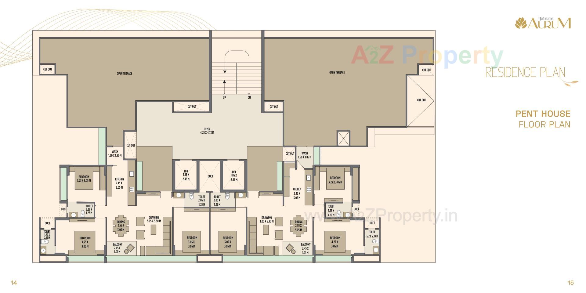 Layout of real estate project Ratnam Aurum located at Khoraj, Ahmedabad, Gujarat