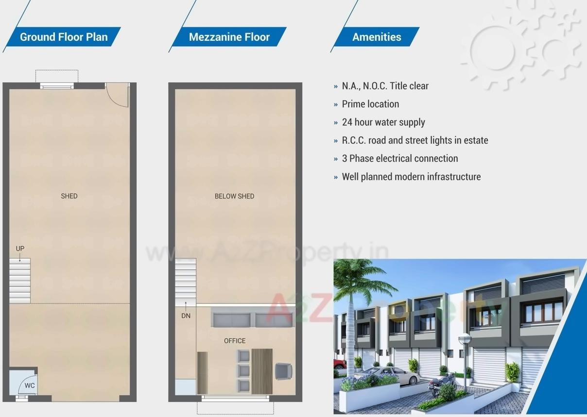  of real estate project Ratnam Industrial Estate located at Kathwada, Ahmedabad, Gujarat