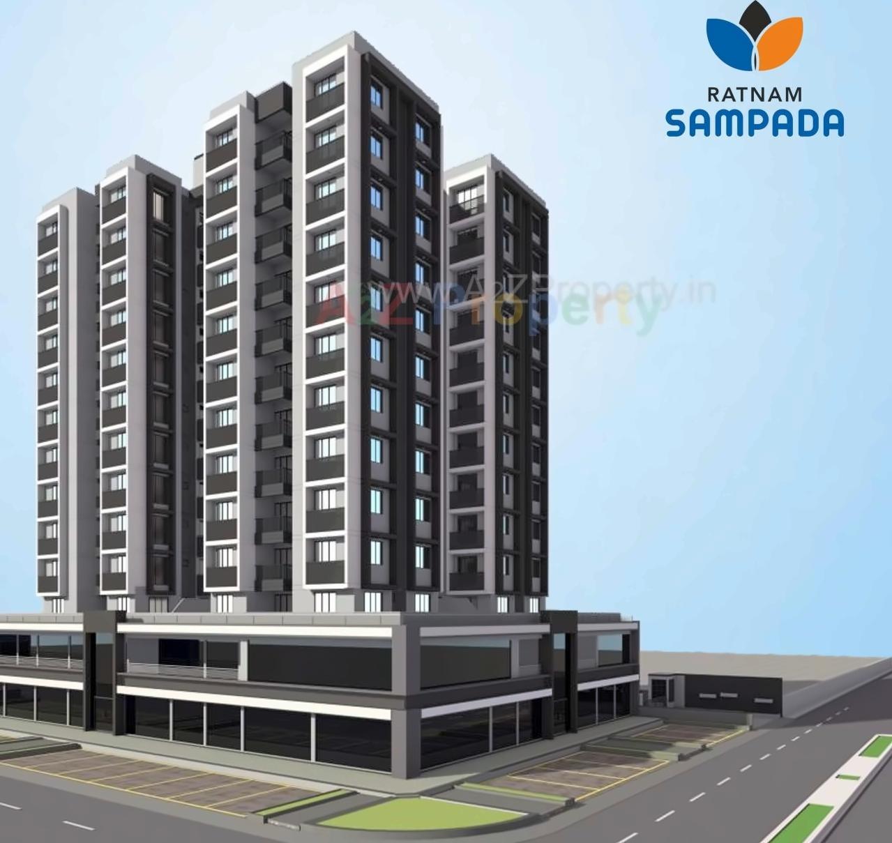 3D Elevation of real estate project Ratnam Sampada located at Chandkheda, Ahmedabad, Gujarat