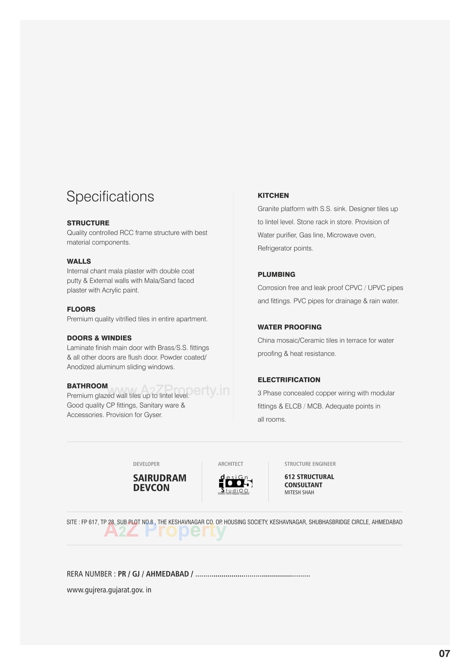  of real estate project Ratnamohan located at Wadaj, Ahmedabad, Gujarat