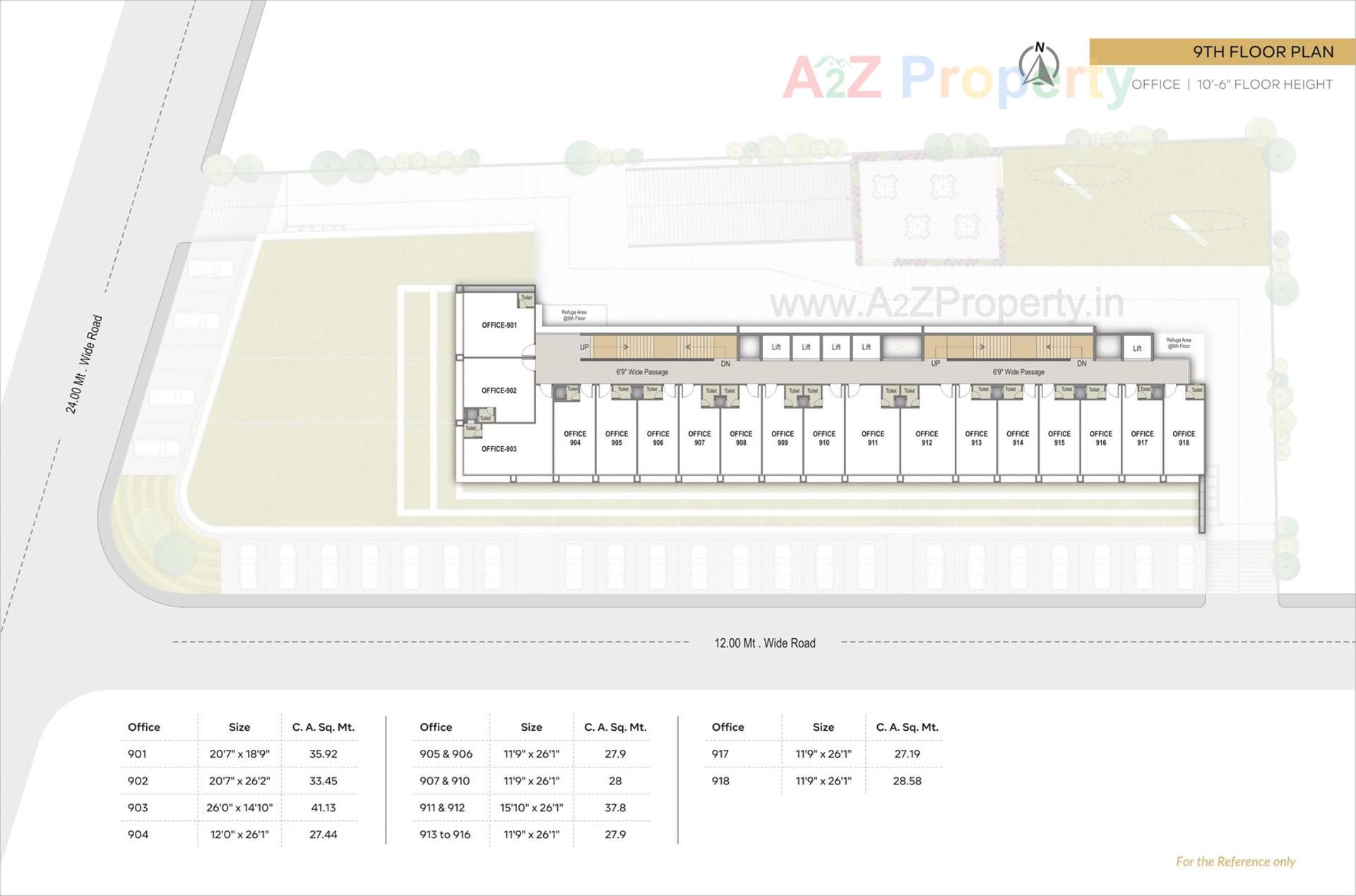 Layout of real estate project Ratnanjali Solitaire located at Vejalpur, Ahmedabad, Gujarat