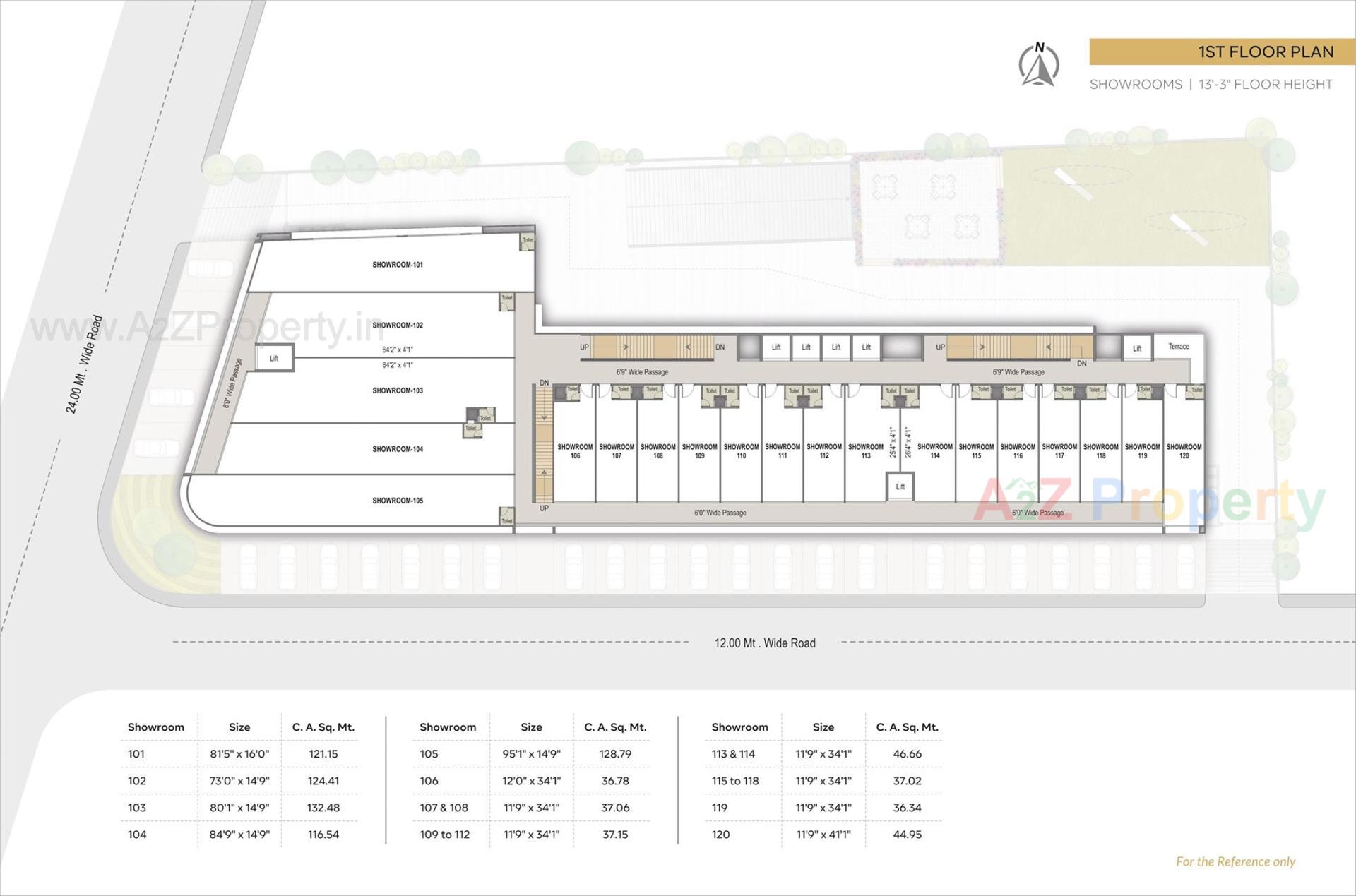 Layout of real estate project Ratnanjali Solitaire located at Vejalpur, Ahmedabad, Gujarat