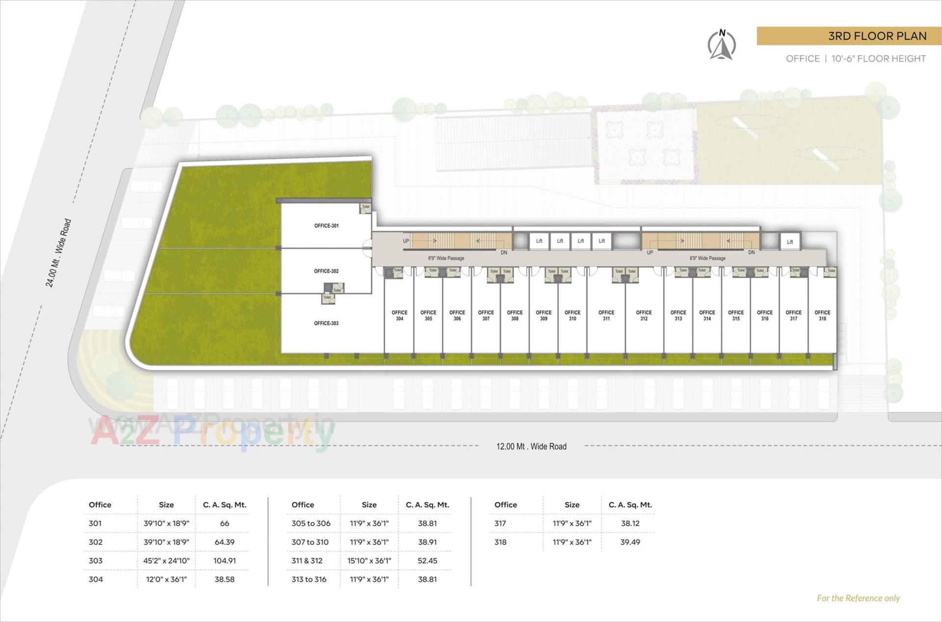 Layout of real estate project Ratnanjali Solitaire located at Vejalpur, Ahmedabad, Gujarat