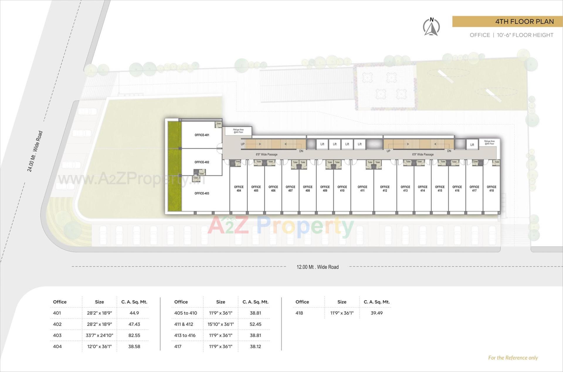 Layout of real estate project Ratnanjali Solitaire located at Vejalpur, Ahmedabad, Gujarat