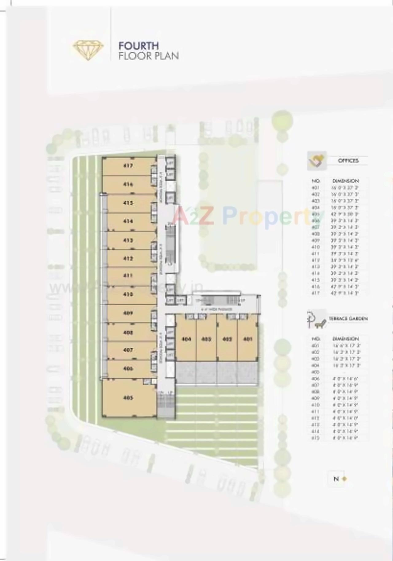 Layout of real estate project Ratnanjali Square located at Jodhpur, Ahmedabad, Gujarat