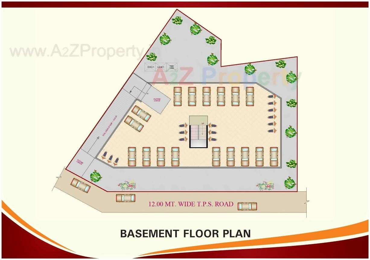 Layout of real estate project Raviraj Complex located at Geratpur, Ahmedabad, Gujarat