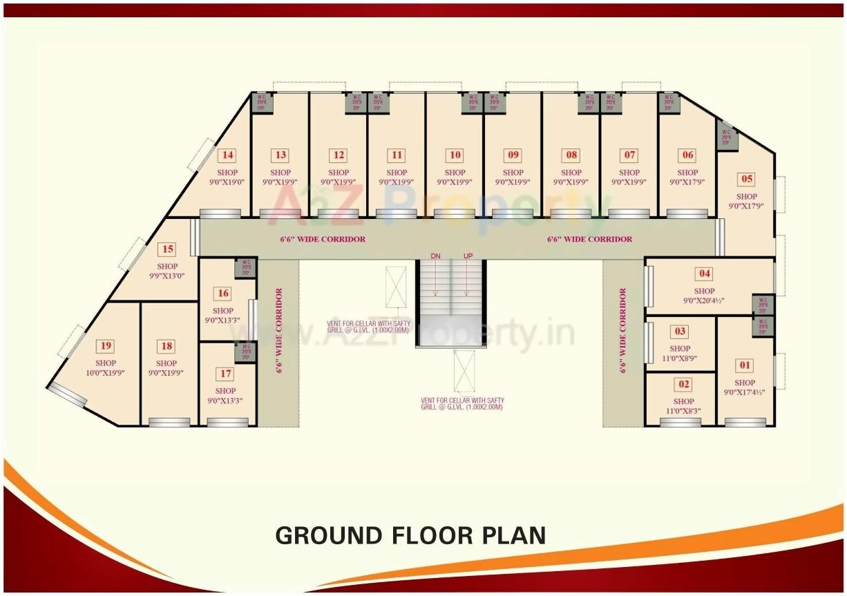 Layout of real estate project Raviraj Complex located at Geratpur, Ahmedabad, Gujarat